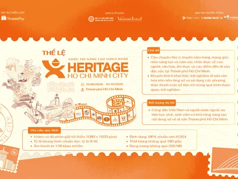 Thể lệ tham gia cuộc thi sáng tạo video ngắn Heritage Ho Chi Minh City